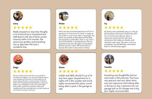 Cozy Luxe Unit Near Disneyland - Sleeps up to 10! EV Friendly & King Bed - Foto 12