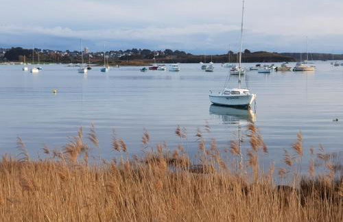 Villa bois à 500m plage avec jardin clos, WIFI et parking - Ile Grande - FR-1-368-215 - Foto 9