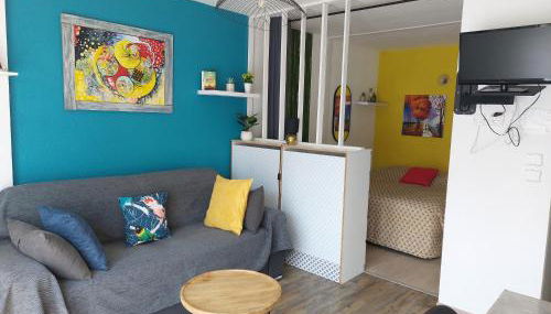 Appartement 2 personnes, superbe vue montagne, exposé sud, Résidence très calme, parking - Foto 3