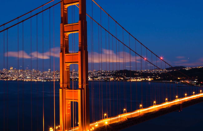 Visite de nuit de San Francisco en bus à toit ouvert - Photo 1