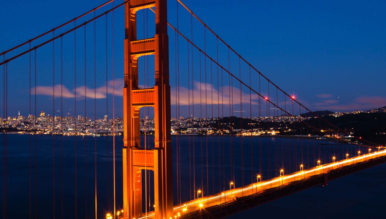 Tour noturno de ônibus panorâmico