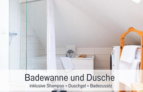 Casa Ueberall - Ruhige DG-Ferienwohnung für 2 Erwachsene in Burg - Balkon mit Abendsonne, hochwertige Ausstattung, überdachter E-Bike-Stellplatz, Nähe zur Altstadt & Restaurants - Foto 34