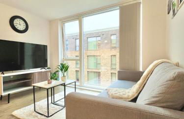 Modern 2bed Apartment in Birmingham City Centre 2 mins from Train Station with Free Parking and WiFi - Foto 1