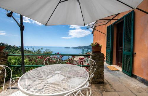 231C- Casa Sant'Ambrogio VISTA MARE, 2 Chilometri dal centro di Zoagli e dal Mare - Foto 1