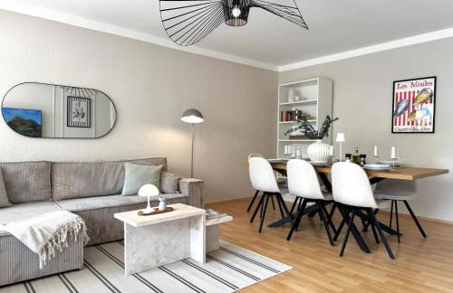 HyggeLiving - DELUXE - 90qm - Balkon - Gartenblick - 55 Zoll TV - Boxspringbetten - Hunde - Kinder - Fahrradkeller - Foto 16