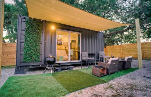 Luxury Tiny Container Home 2mi to Beach Private - Foto 4