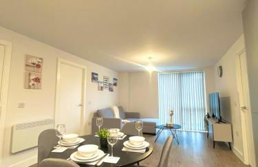 Modern 2bed Apartment in Birmingham City Centre 2 mins from Train Station with Free Parking and WiFi - Foto 9