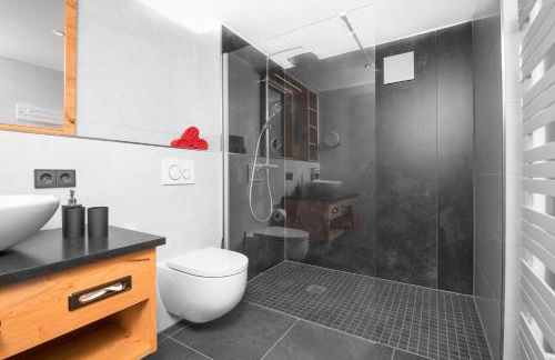 Ferienwohnung im Chaletstil Schlossblick 51 qm Wellness Fitness Sauna Bergrödelhof - Foto 20