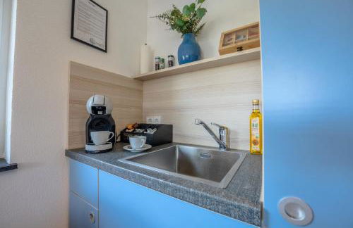 SCHLOSSBERG RESIDENCES - Self Check-In Studios mit Küche am Bodensee & Spieleland - Foto 9