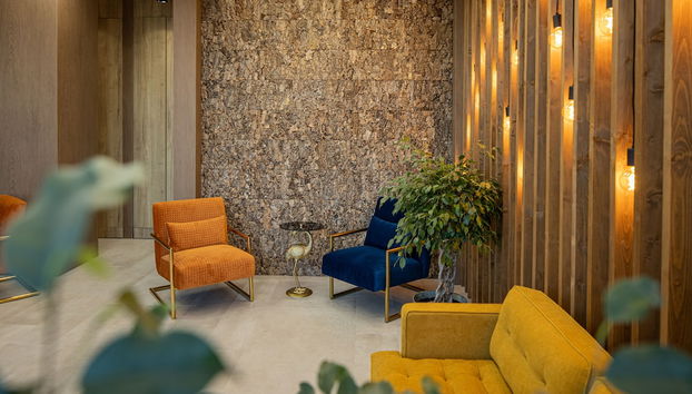 Zona de estar del vestíbulo