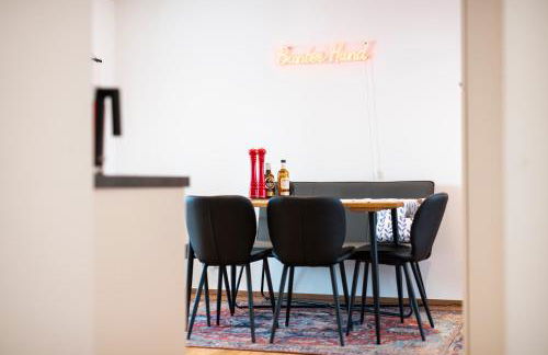 Bunter Hund Apartments - Zentrales Apartment, Parkplatz, Wintergarten, Kinderzimmer - Foto 31