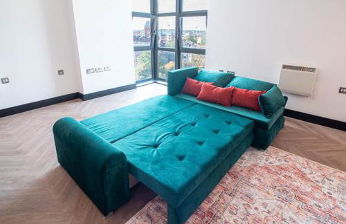 Luxury 2 Bed Apartment In Central Leeds Sleeps 6 - Foto 15