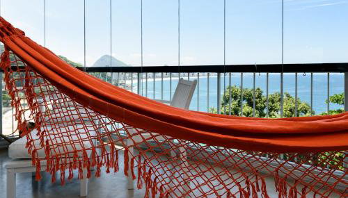 Ocean Blue Moderno Próximo à Praia do Leblon Vista Mar Espetacular Piscina Garagem Wi Fi e Sauna - Foto 2