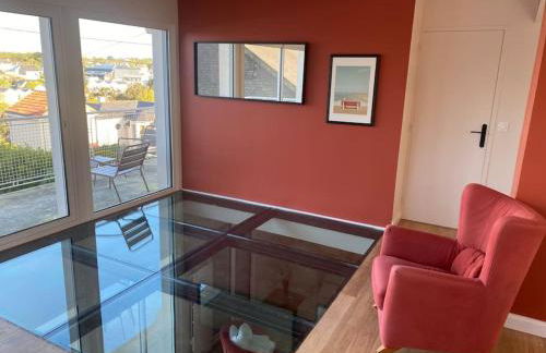 Vue Mer 2 pas des plages 10 pers 4 chambres Villa KER LOT PLAGE - Foto 46