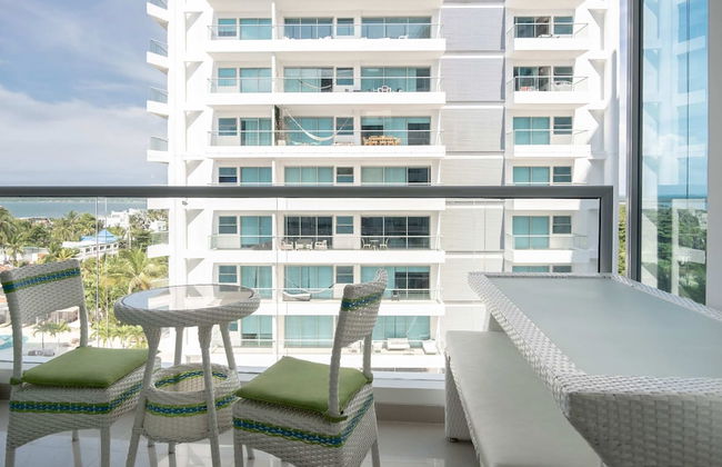 w Comfy 2BR w Ocean View and Pool in CTG - Foto 3