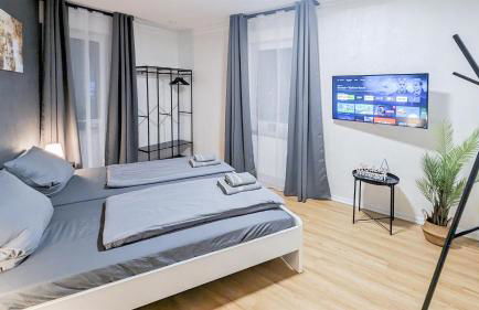 ALFA 4 Zimmer Apartment 8 Personen TV WIFI WM I 4BR 7Beds I 8 people I Kitchen l Bathroom - Foto 21