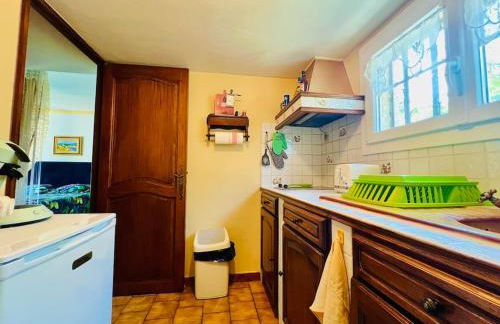 Studio Soleil - Piscine, Parking, Jardin, Calme, Wifi, 2 personnes - Foto 6