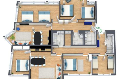 Valemi NEW Premium & Huge, 2Bathroom, SuperCentral, FreeParking, up to 8-16 Guests - Foto 55