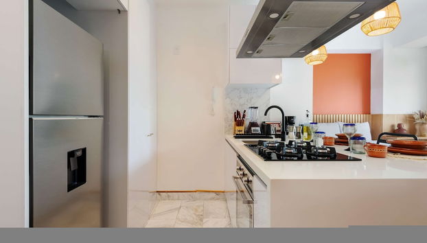 w Brilliant Loft w Perfect View in Roma Norte - Foto 5, Habitación