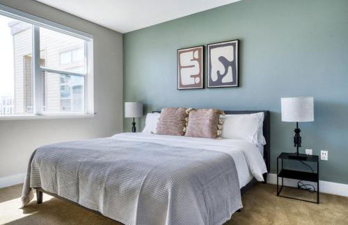 Redwood City 2BR w AC Gym WD nr Caltrain SFO-1110 - Foto 9