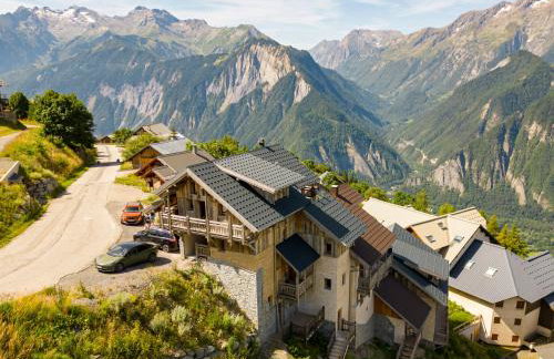 Chalet Le Perchoir, Spa, Sauna, sur les pistes - Foto 4