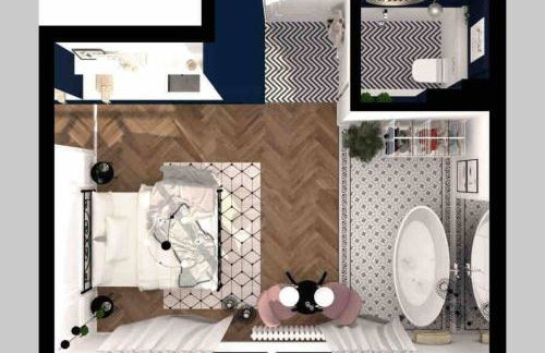 Stylowy Apartament z Wanną Warszawa okolice Starego Miasta - Foto 31