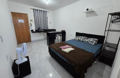 Flat completo a 19 minutos do Buriti Shopping - Foto 1