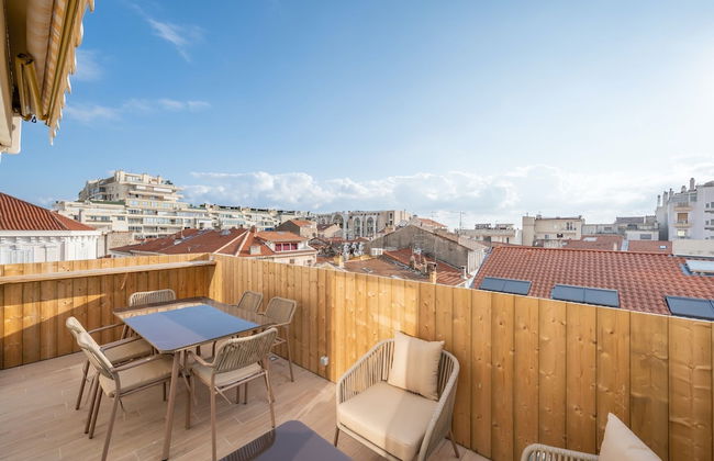 Beautiful Flat With Terrace - Carre D'or Cannes - Foto 19
