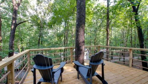 Breathtaking Treehouse with Barbecue and Hot-tub in Scottsboro, Alabama - Foto 2