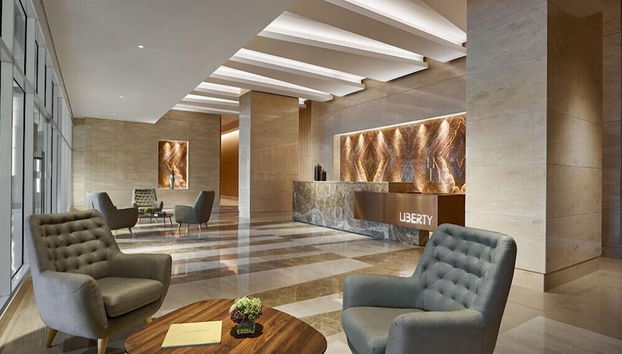 Zona de estar del vestíbulo