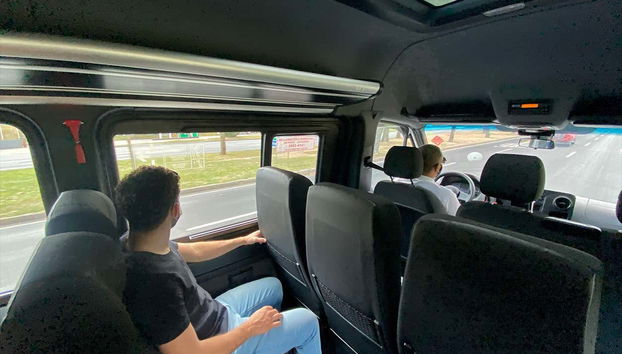 Durante il transfer a Paraty