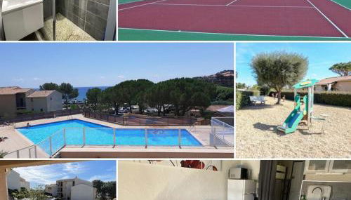 Studio 24m2 - parking - clim - piscine - mer à 100m - Foto 3