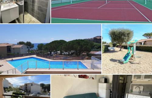 Studio 24m2 - parking - clim - piscine - mer à 100m - Foto 3