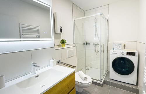 ImmoStay Waterfront Apartments - Balkon über Bremen & Parking - Foto 11