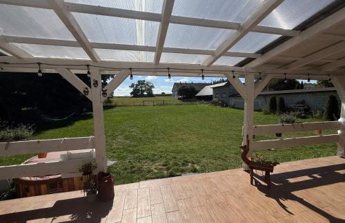 Siedlisko Stara Poczta Podlasie z jacuzzi, basenem i dużym ogrodem - Foto 7