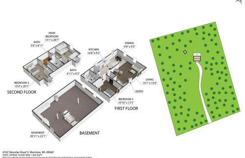 Cozy 3-Bedroom Retreat in Manistee - Foto 41