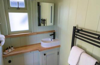 The Shire Luxury Converted Horse Lorry with private hot tub Cyfie Farm - Foto 6