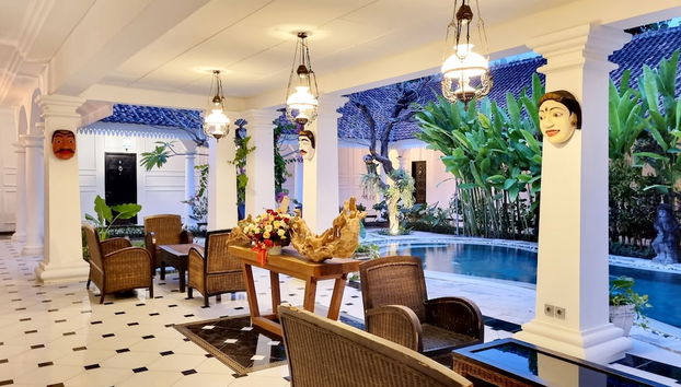 Sala de estar do lobby