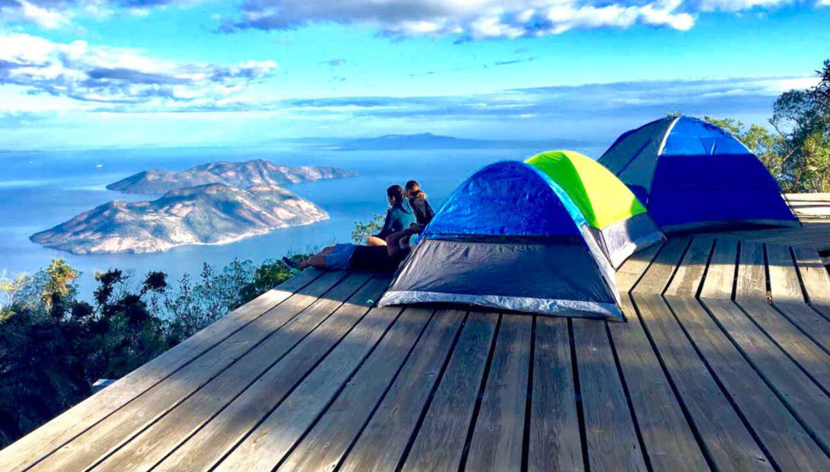 Vistas desde el mirador del volcán