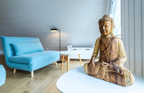 Skandi Design Ferienhaus mit Hafenblick & Beach - Foto 11