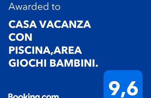 CASA VACANZA CON PISCINA,AREA GIOCHI BAMBINI. - Foto 3