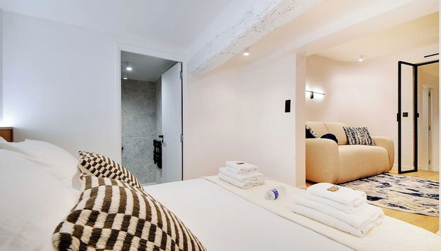 Welcoming Apartment - 2br/6p - Sainte-avoye - Foto 4, Habitación