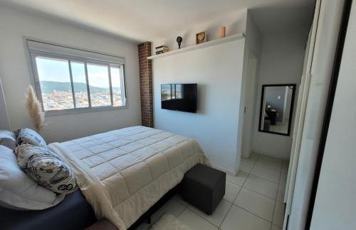 Apartamento vista mar e sacada com churrasqueira - Foto 16