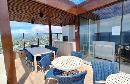 Apartamento com 2 suítes, varanda, vista mar, infraestrutura - Foto 44