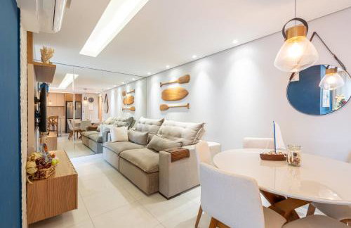 Aptos completo com vista mar pé na areia em Barra Velha em condomínio Resort com Spa, Piscina, quadra de futebol, Sala de jogos, brinquedoteca, Complexo com diversos comércios - Photo 2