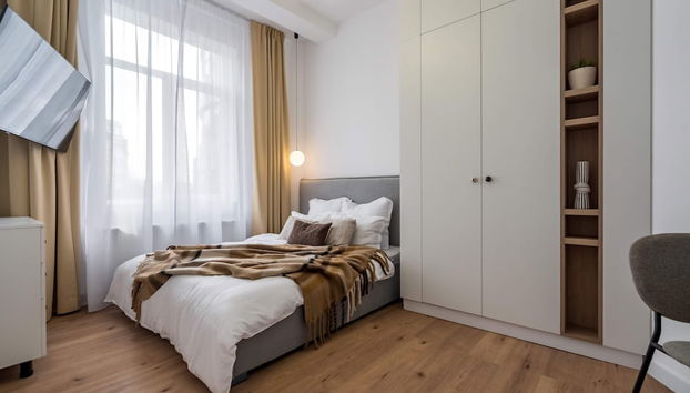 Elegant & Bright 2BR Condos - Steps from Old Town - Foto 3, Habitación