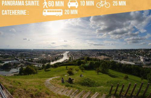 Rouen : Vue panoramique sur la seine avec parking - Foto 7