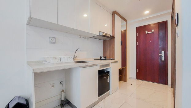 Minimalist And High Floor Studio At Sky House Alam Sutera Apartment - Foto 4, Cocina privada