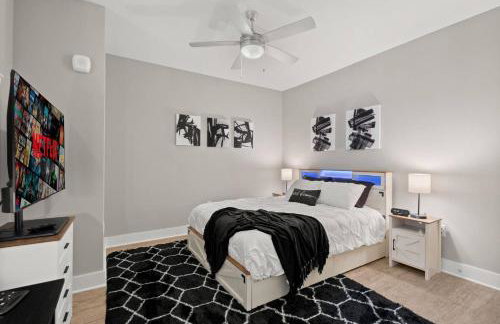 1 Bed Self Check-in pool Gym 30 plus Day Stays - Foto 22