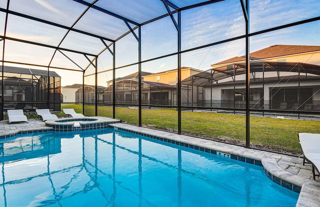 Villa Pool Spa Near Disney 9br 1571 - Foto 25